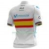 Combinaison Cycliste + Cuissard à Bretelles 2020 Movistar Team Championnats d'Espagne N001